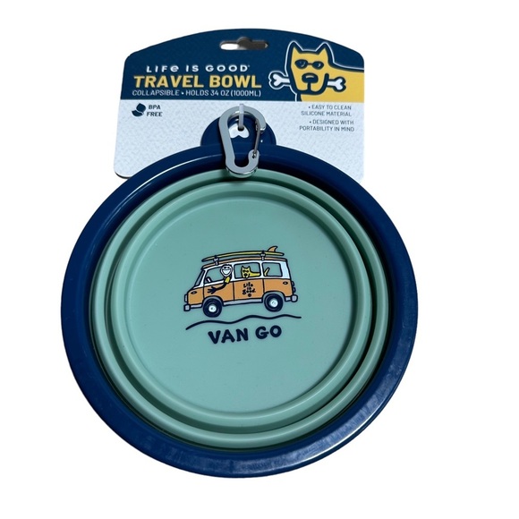 Life Is Good Other - NWT Life Is Good‎ Travel Collapsable Bowl